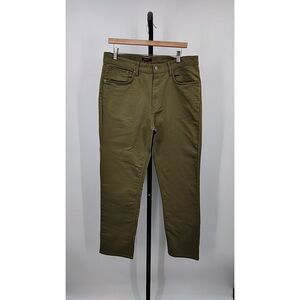 Quince Men Comfort Stretch Traveler 5-Pocket Pants - Straight Olive 34